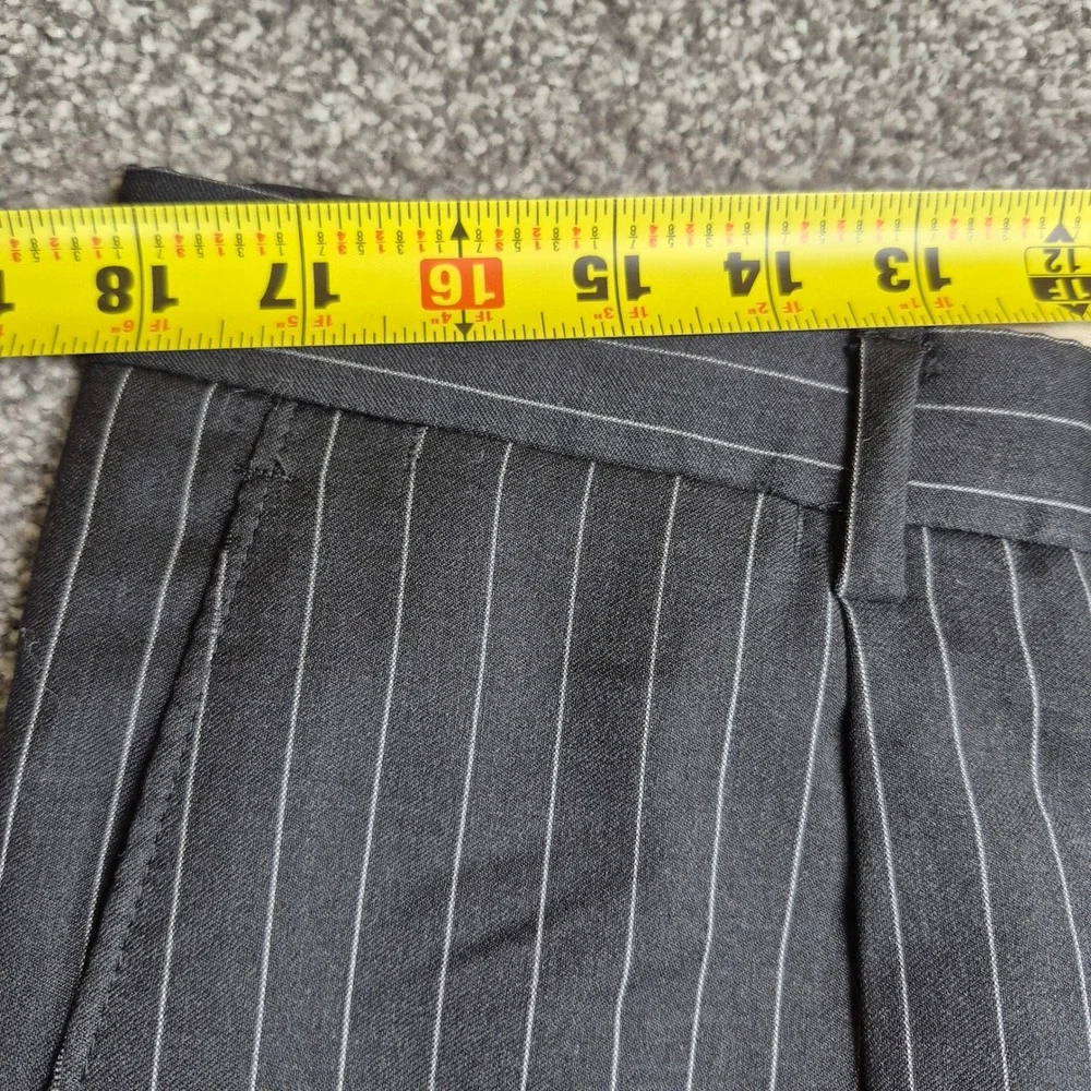 Daniel Cremieux Loro Piana Suit Mens 42L Black Pinstripe Blazer Pants 36x32